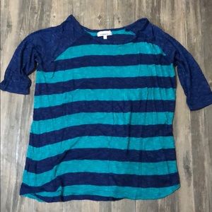 Plus Size Striped Sweater 2x